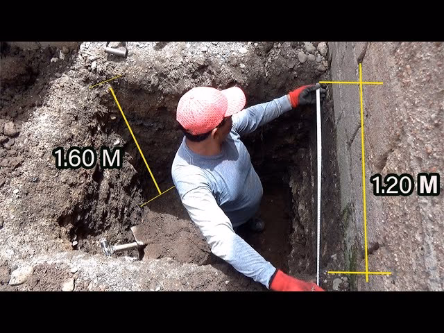 ¿En qué se diferencia una excavación de una zanja?