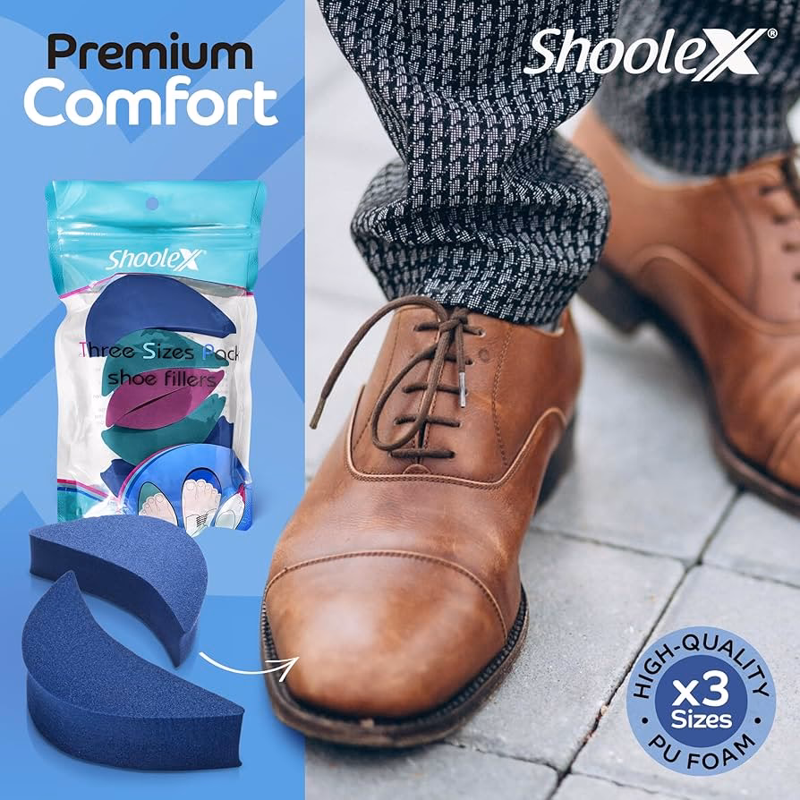 ¿Cómo usar zapatos grandes sin lucir tonto?
