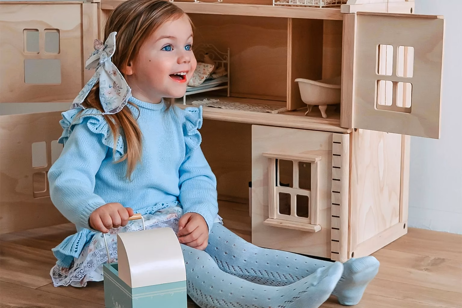 ¿Qué se puede combinar con los vestidos infantiles?