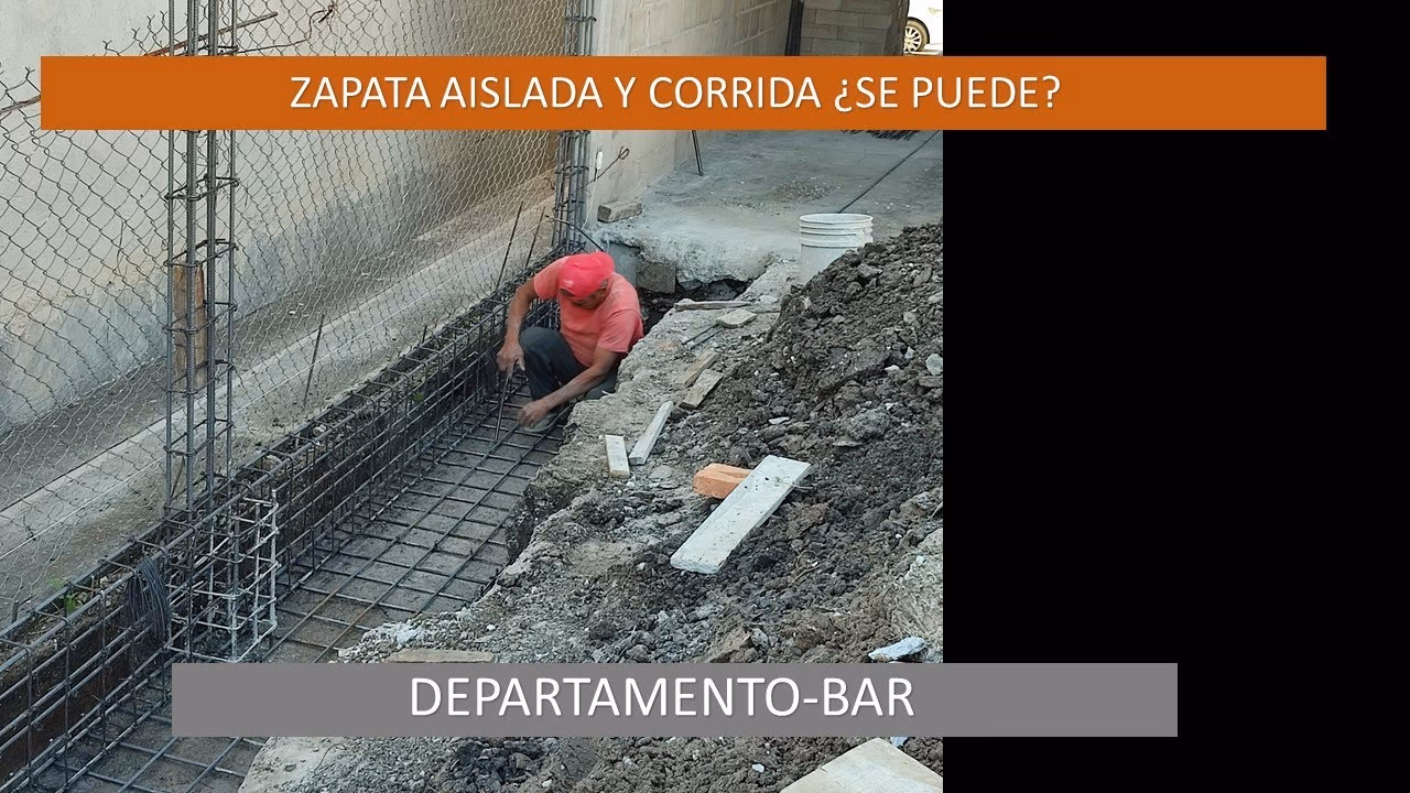 ¿Cuáles son las medidas de zapata corrida?
