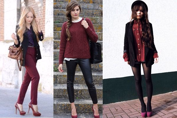 ¿Cómo se puede aumentar la elegancia del color borgoña?