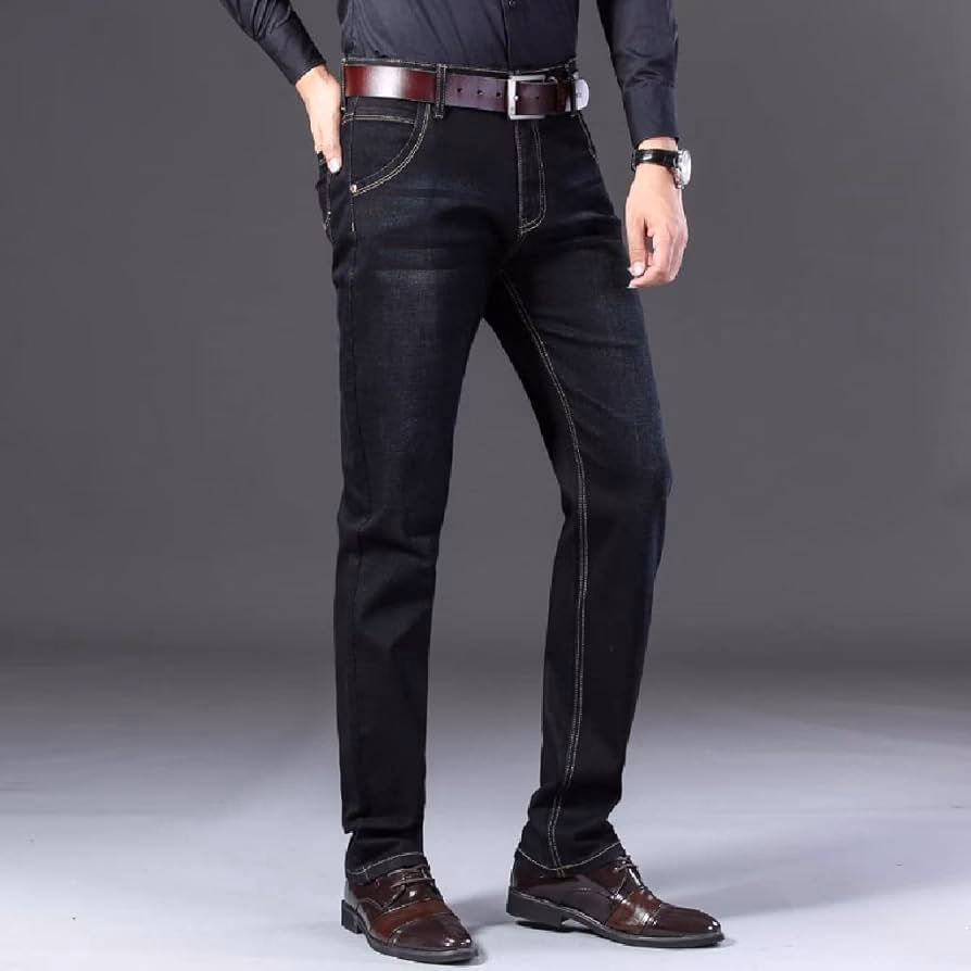 ¿Cómo combinar jeans azules con zapatos Oxford?