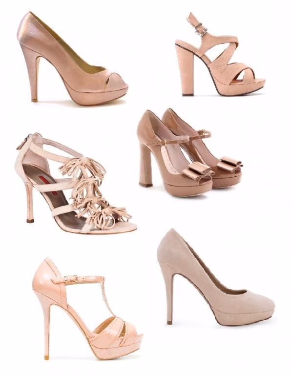 ¿Cómo combinar sandalias doradas con vestido rosa palo corte?