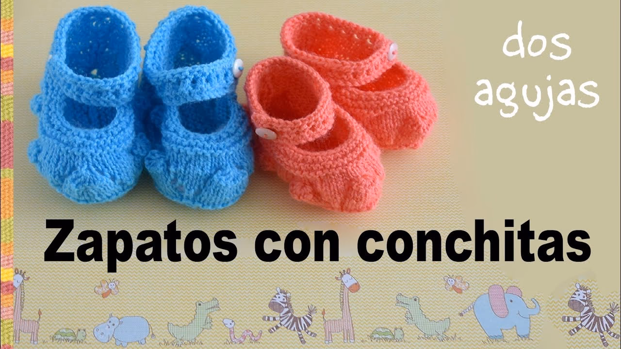 ¿Cómo se teje un zapatito?
