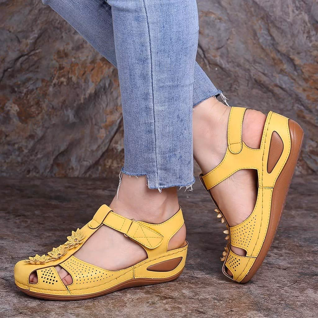 ¿Qué es el calzado amarillo de mujer?