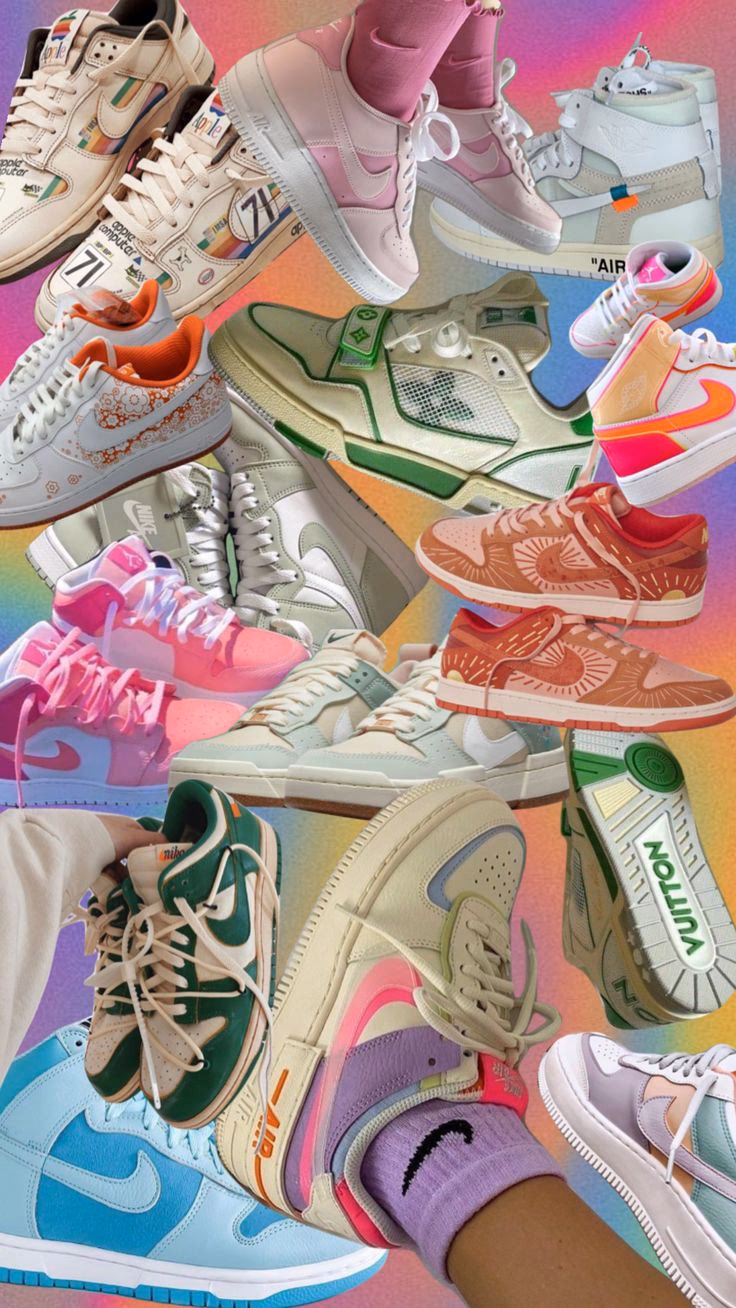 ¿Cómo hacer un collage de tenis o zapato?