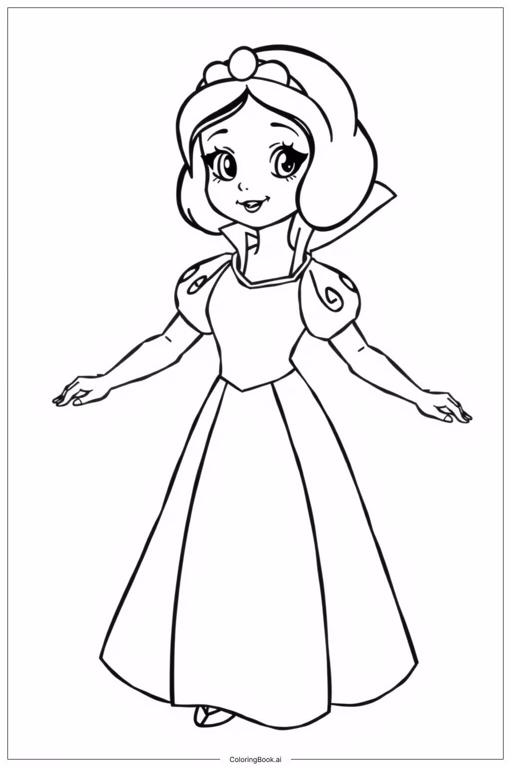 ¿Cómo puedes compartir tu página para colorear de Blancanieves?