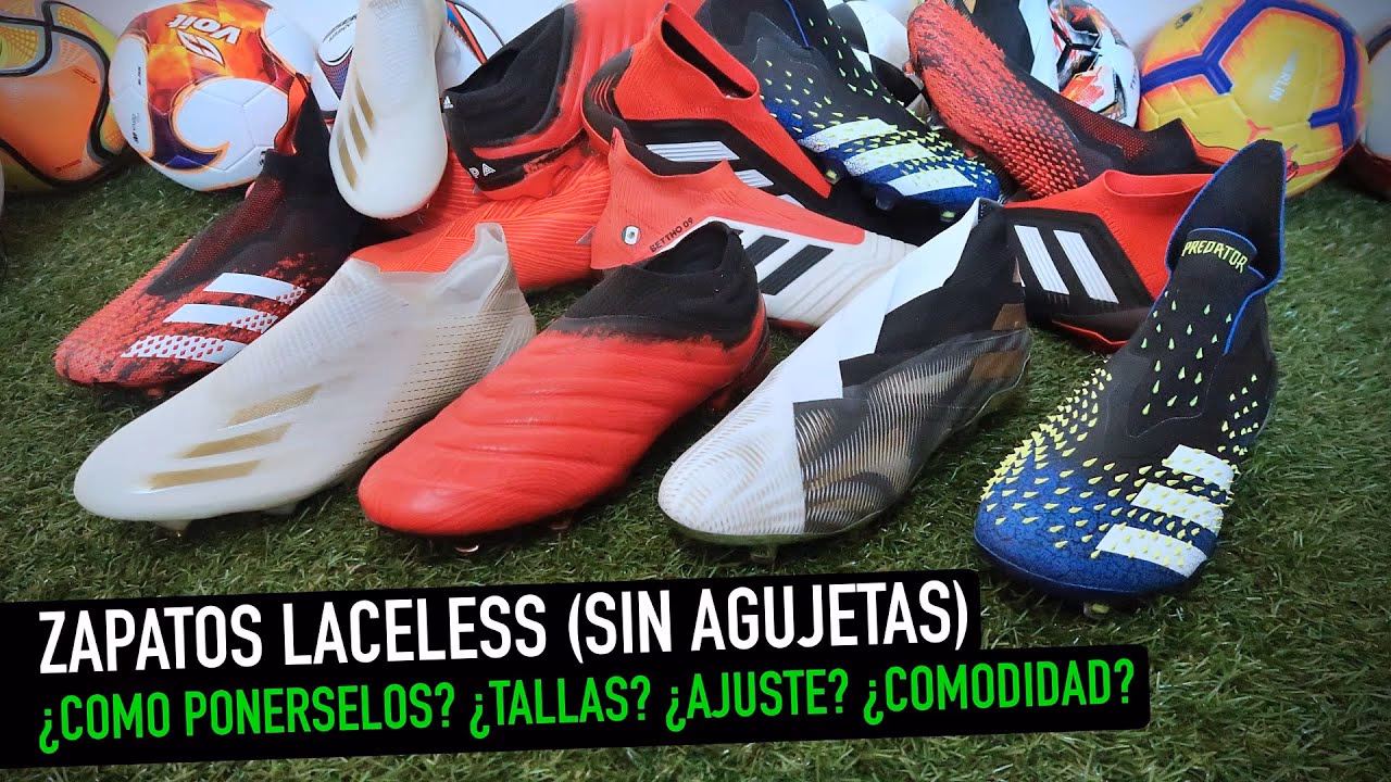 ¿Qué son los zapatos de fútbol sin cordones?
