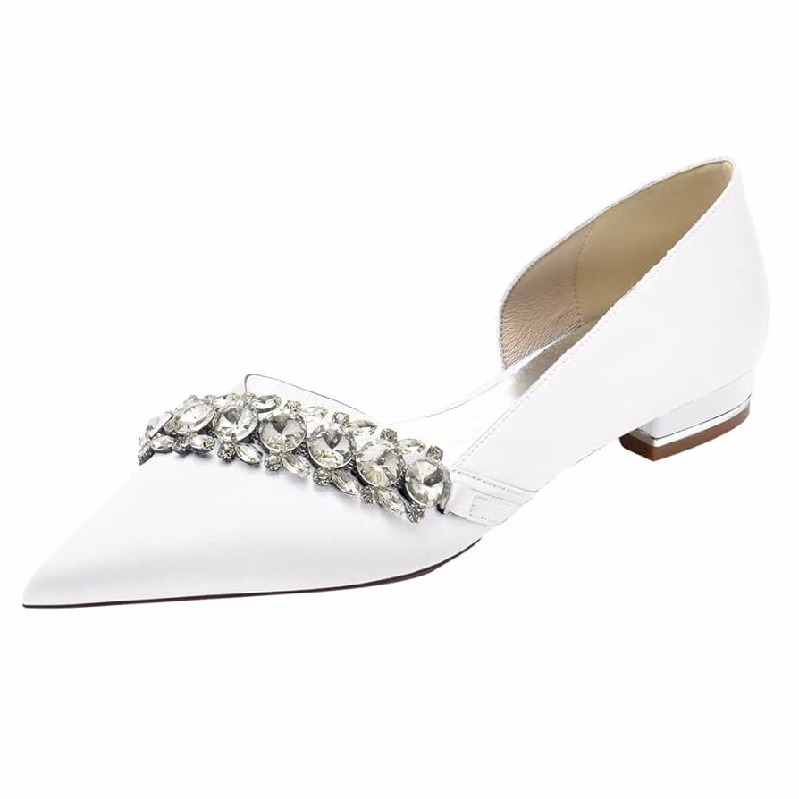 ¿Cómo elegir un zapato plano para una boda?