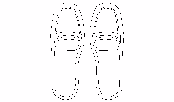 ¿Cuáles son los diferentes tipos de bloques de zapatos en AutoCAD?