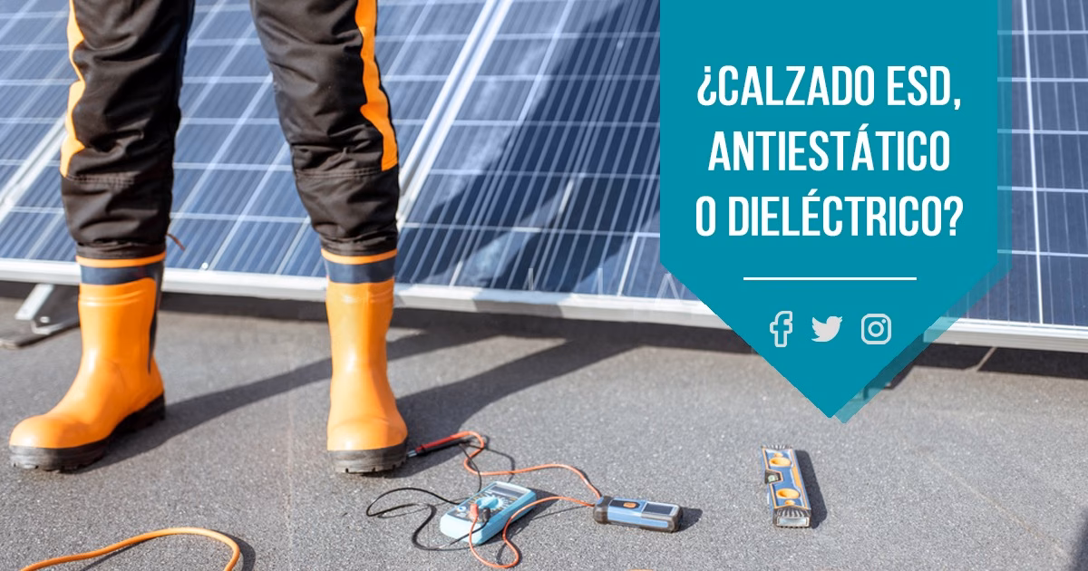 ¿Qué determina el comportamiento eléctrico de un zapato?