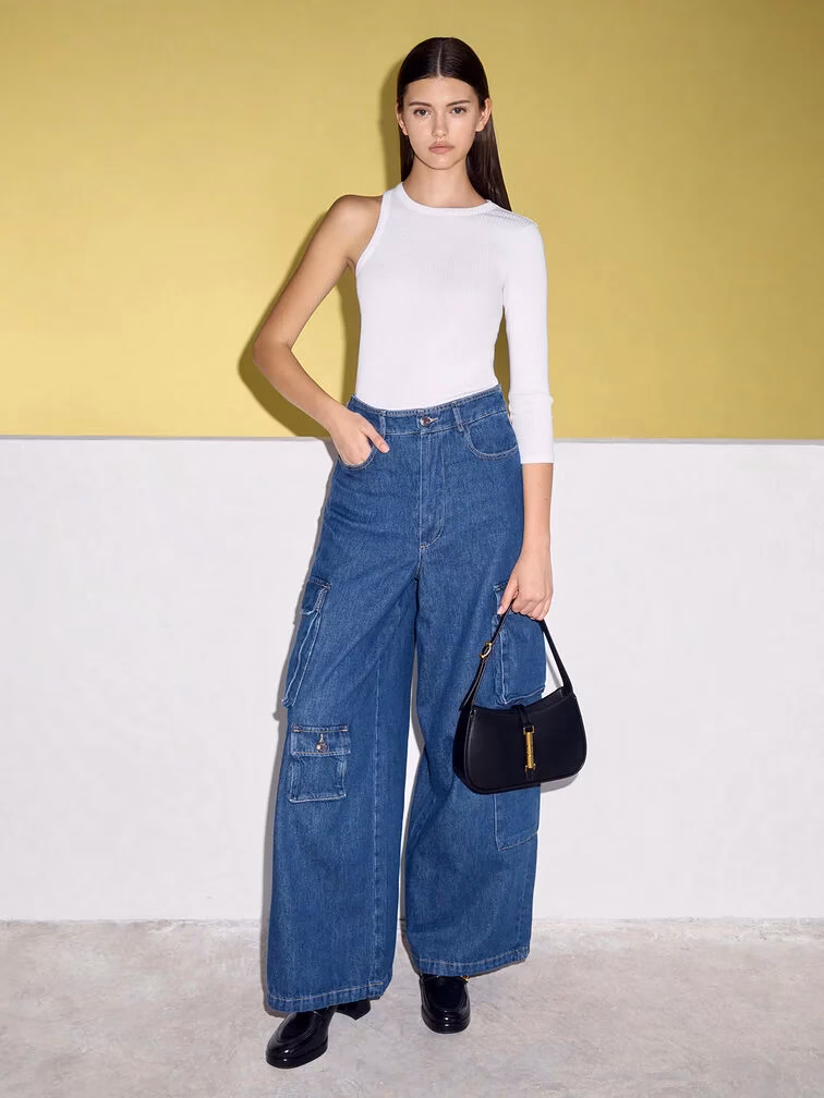 ¿Cuáles son los pantalones anchos?