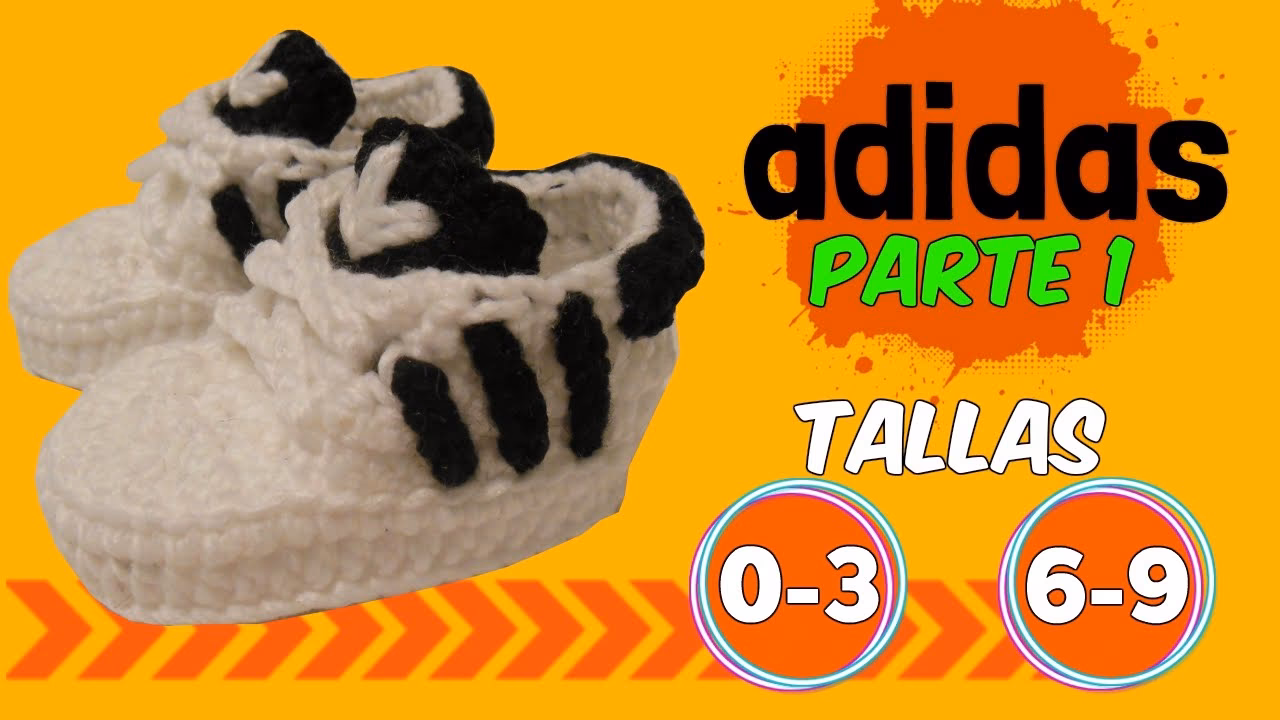 ¿Cuáles son las tallas de las zapatillas para bebés tejidas a crochet?