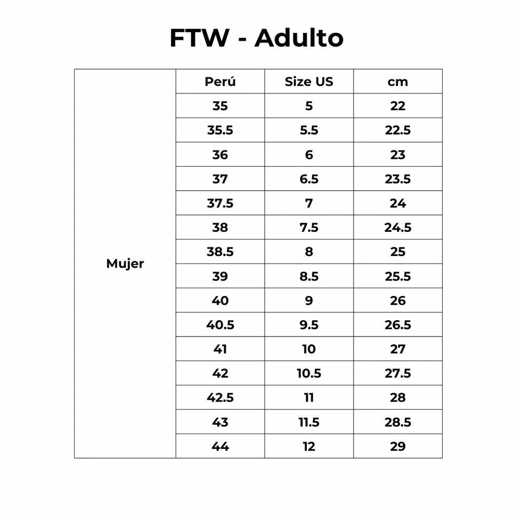 ¿Qué talla de zapatos usan las modelos?