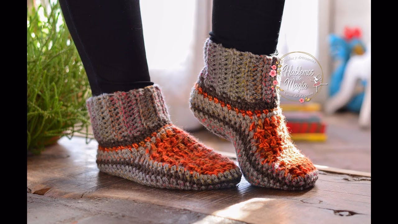 ¿Cuál es el mejor diseño para pantuflas o zapatillas de ganchillo?