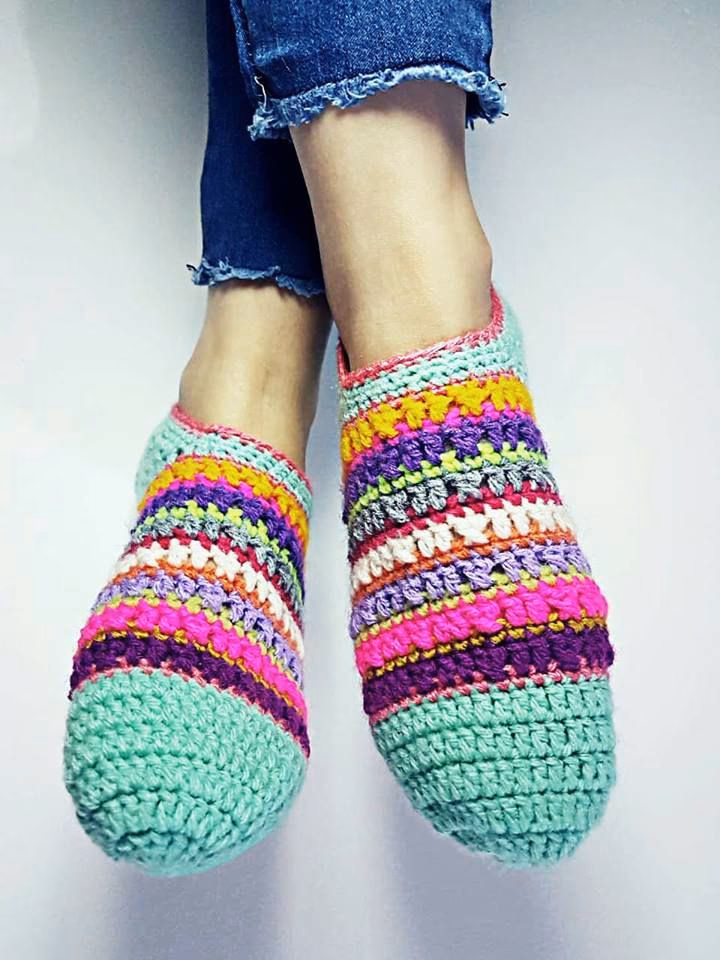 ¿Cómo se tejen las pantuflas?